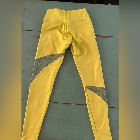 Secret Love Lime Colorblock Leggings. Size S/M. Women’s New - Picture 6 of 7